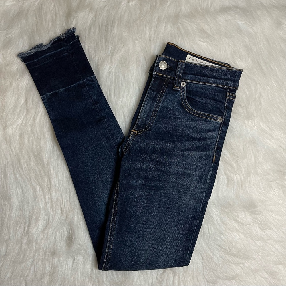 Rag & Bone 10 Inch Capri Skinny Jeans